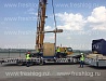 Погрузка в самолет ИЛ-76 катушки с тросом Bridon Bekaert, массой 21 тонна