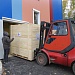 Разгрузка станков и оборудования погрузчиком
