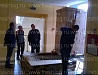 Разгрузка оборудования в оконный проем на 3-ем этаже здания, в условиях ограниченного пространства