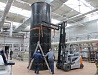 Подъем и установка, такелажные работы крупногабаритных емкостей в условиях ограниченного пространства